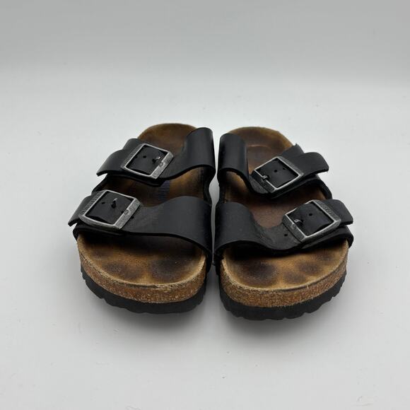 Birkenstock Arizona Leather Sandals Slides Women's 39 (8-8.5) Narrow Fit - Picture 2 of 11
